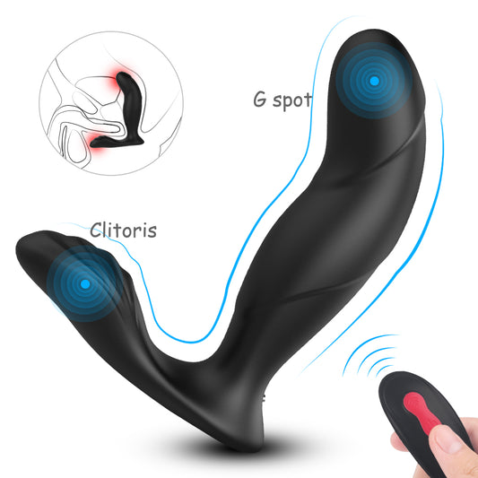 Laken Prostate & Perineum Massager Plug: Wearable, Remote-Controlled with Realistic Design