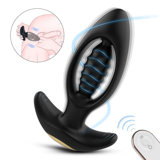 Pile drive Remote-Controlled Thumping Butt Plug - Ergonomic Wearable Design for Outdoor Adventure