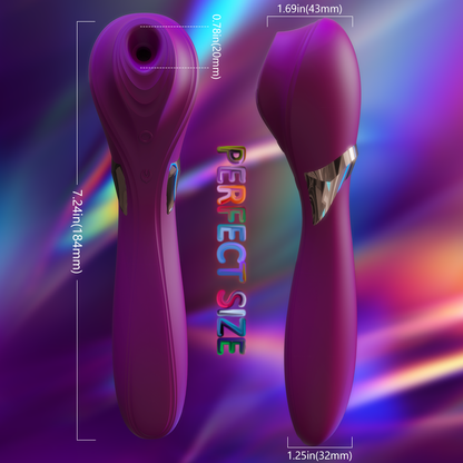 Dr. Love Gentleman's Indulgence: Dual-Action Pleasure Device with Human-Inspired Design