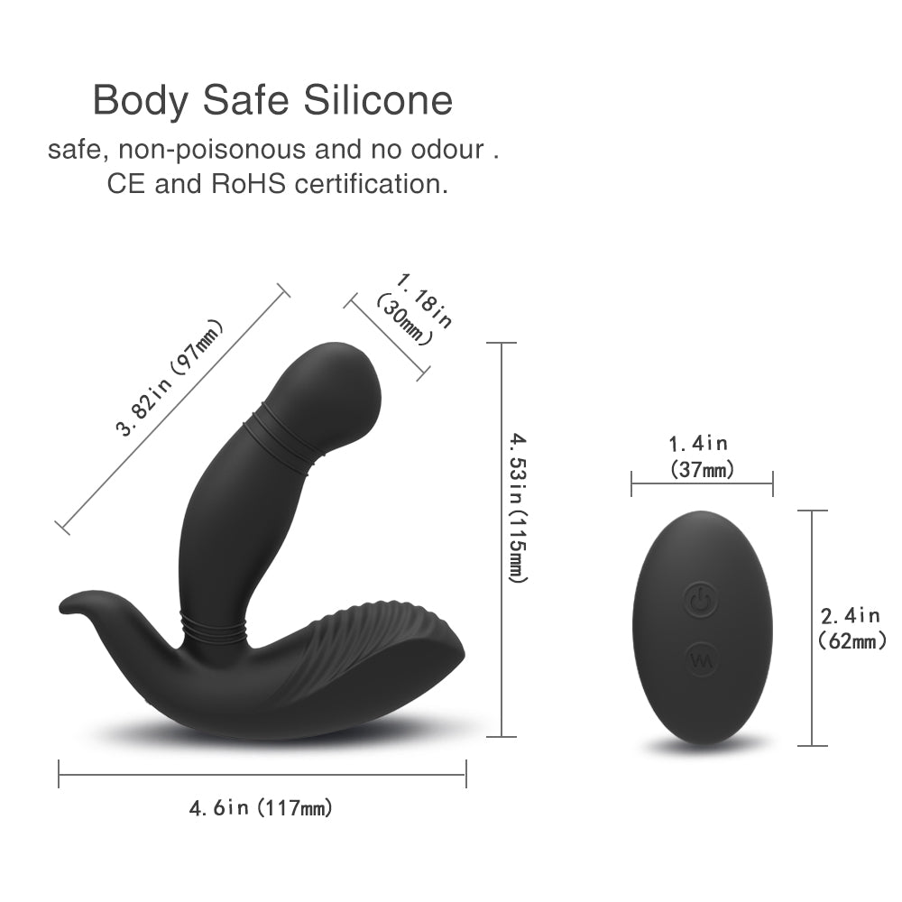 MEGATRON Universal Wearable Vibrating Butt Plug: Soft, Remote-Controlled for Men & Women