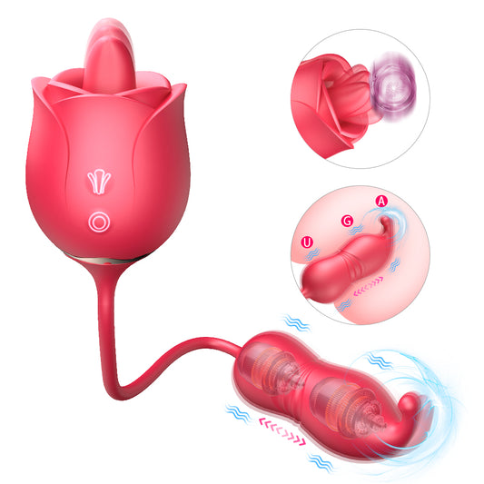 Wild Rose Bliss Vibrator: Bloom into Beauty with Luxurious Rose-Inspired Pleasure