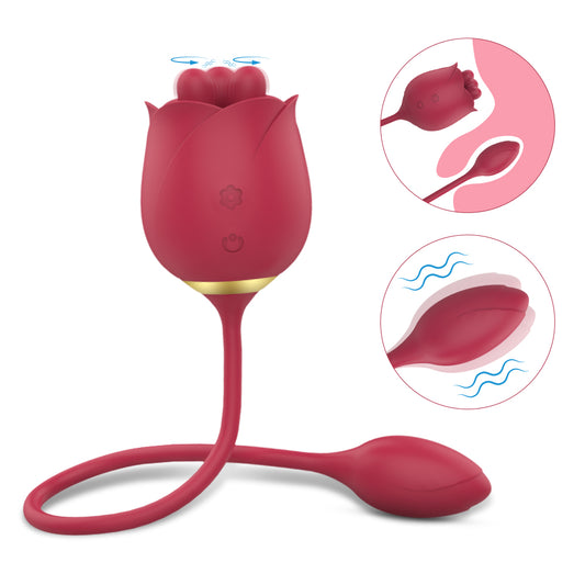 Not Forget Me Bloom Pleasure Vibrator: Elegant Floral Design with Dual-Stimulation